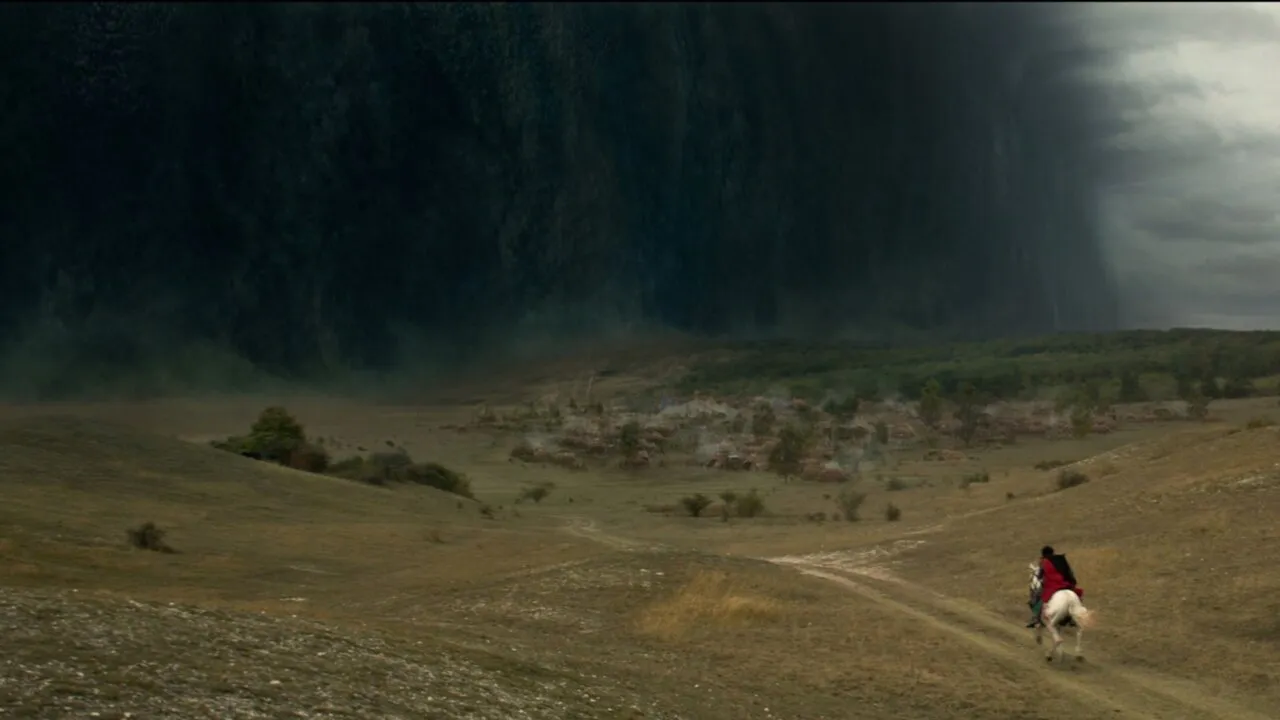 A Dobra, paredão de escuridão que divide Ravka em Sombra e Ossos - Foto: Divulgação/Netlix