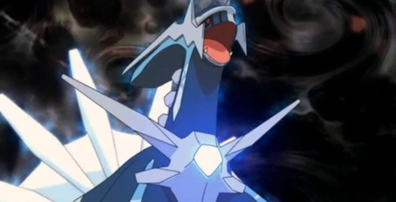 Dialga gritando