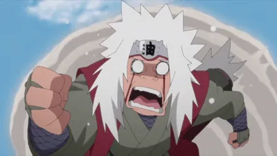 jiraiya fugindo de algo
