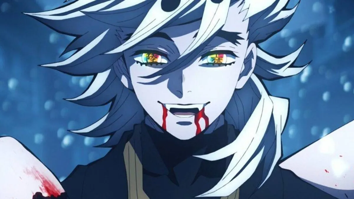
Douma, Lua Superior Dois, em Demon Slayer