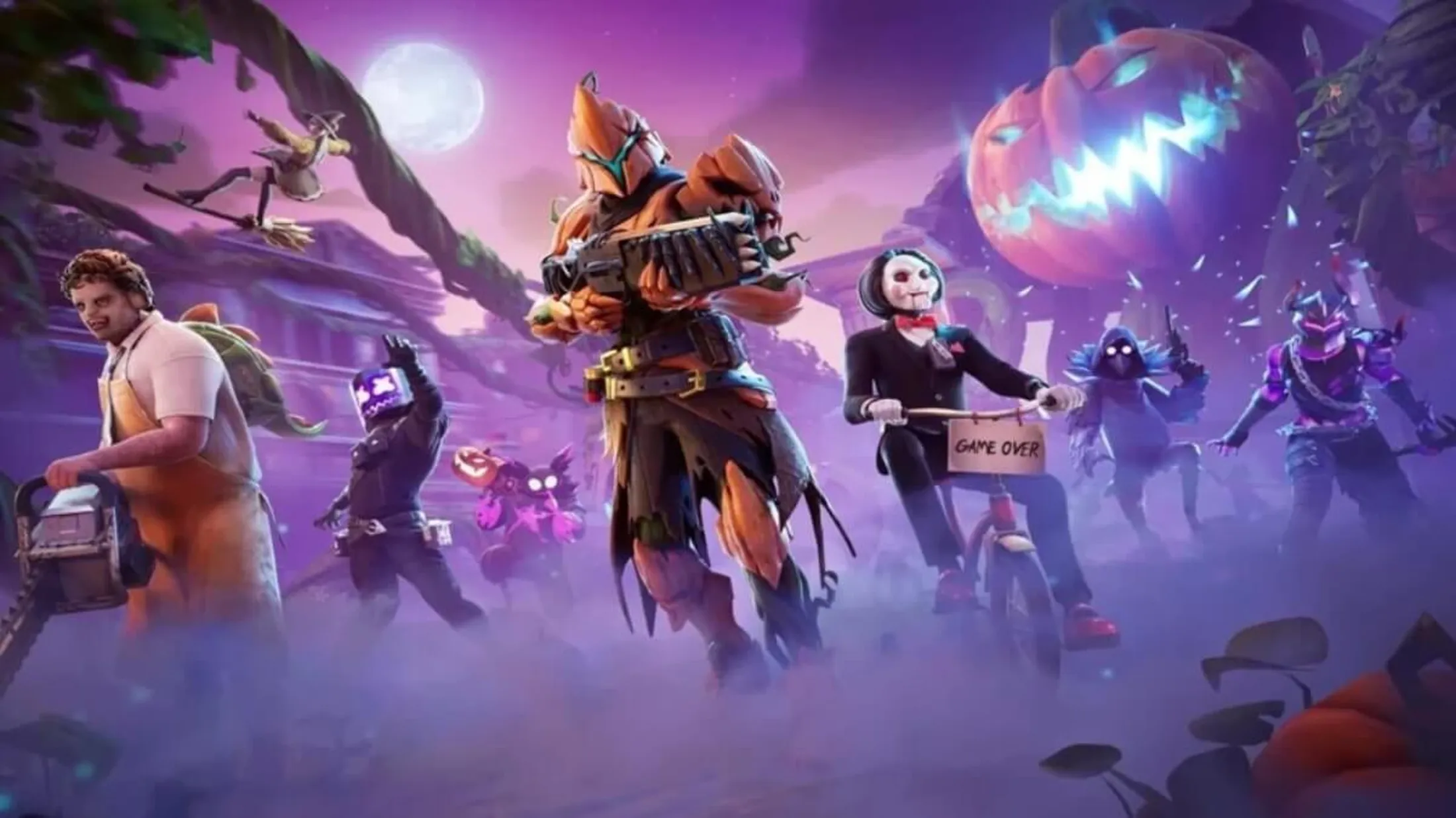 Divulgação de Halloween de Fortnite. Foto: Reprodução/ ShiinaBR