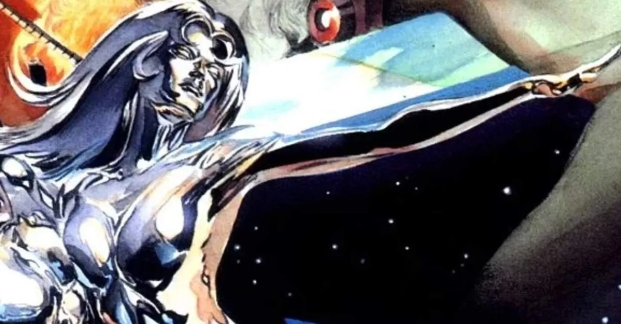 Personagem Shalla -Ball como Surfista Prateado