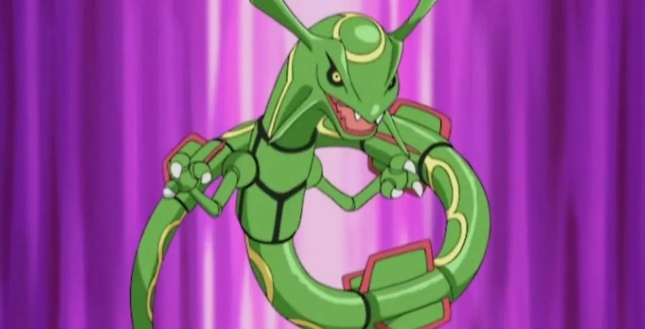 Rayquaza voando