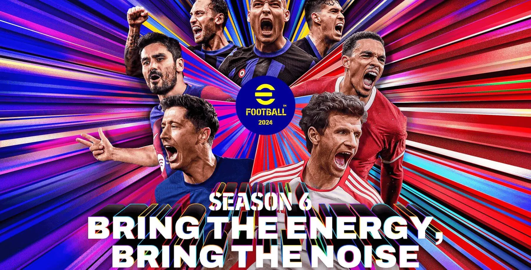 Capa ta temporada 6 do jogo eFootball