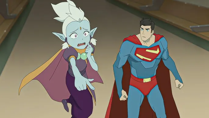 Imagem da série Minhas Aventuras Com Superman onde apresenta o Mr. Mxyzptlk com um novo visual