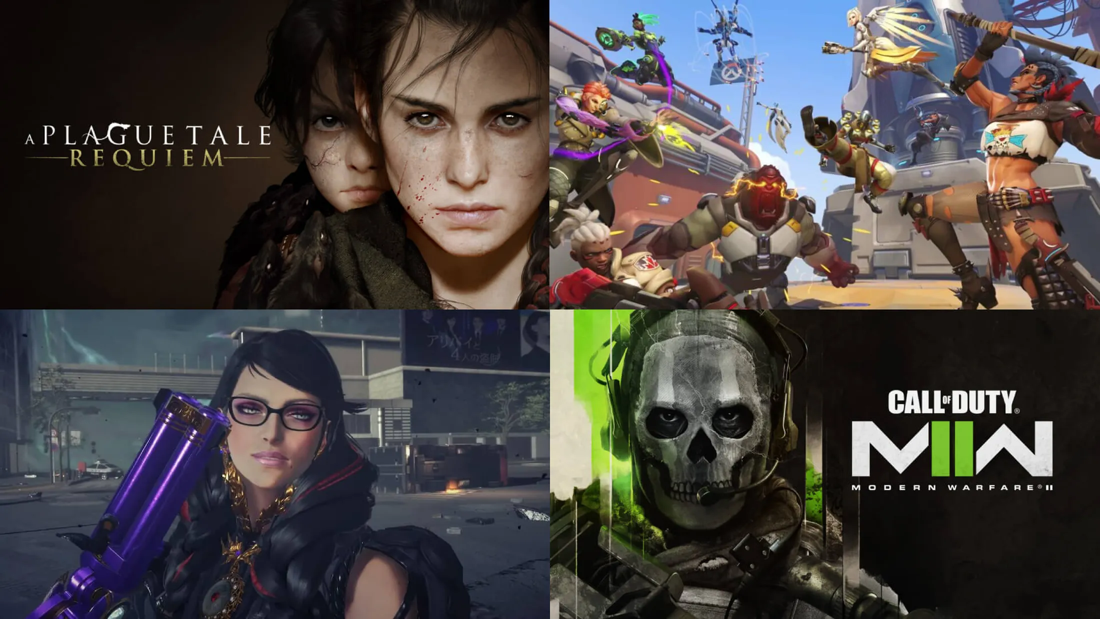 Montagem com fotos de destaque dos jogos com lançamento em outubro