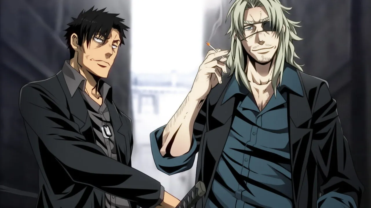 Gangsta, anime de Máfia. Foto: Divulgação / Gangsta