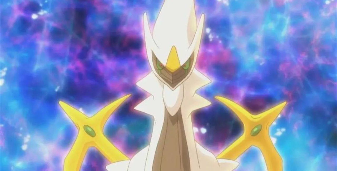 Arceus de frente