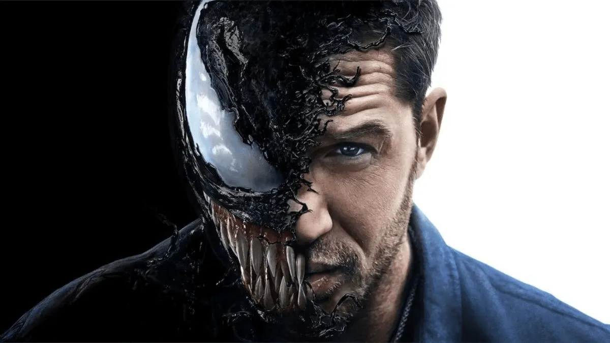 Tom Hardy como Eddie Brock em Venom