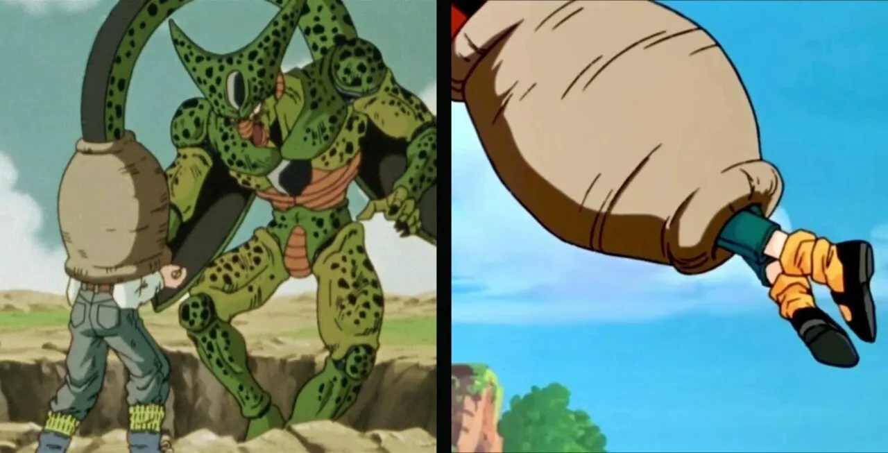 Cell absorvendo 17 e 18