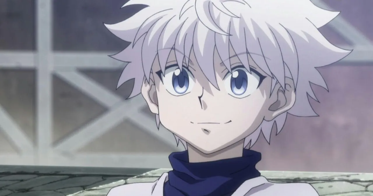 Killua sorrindo