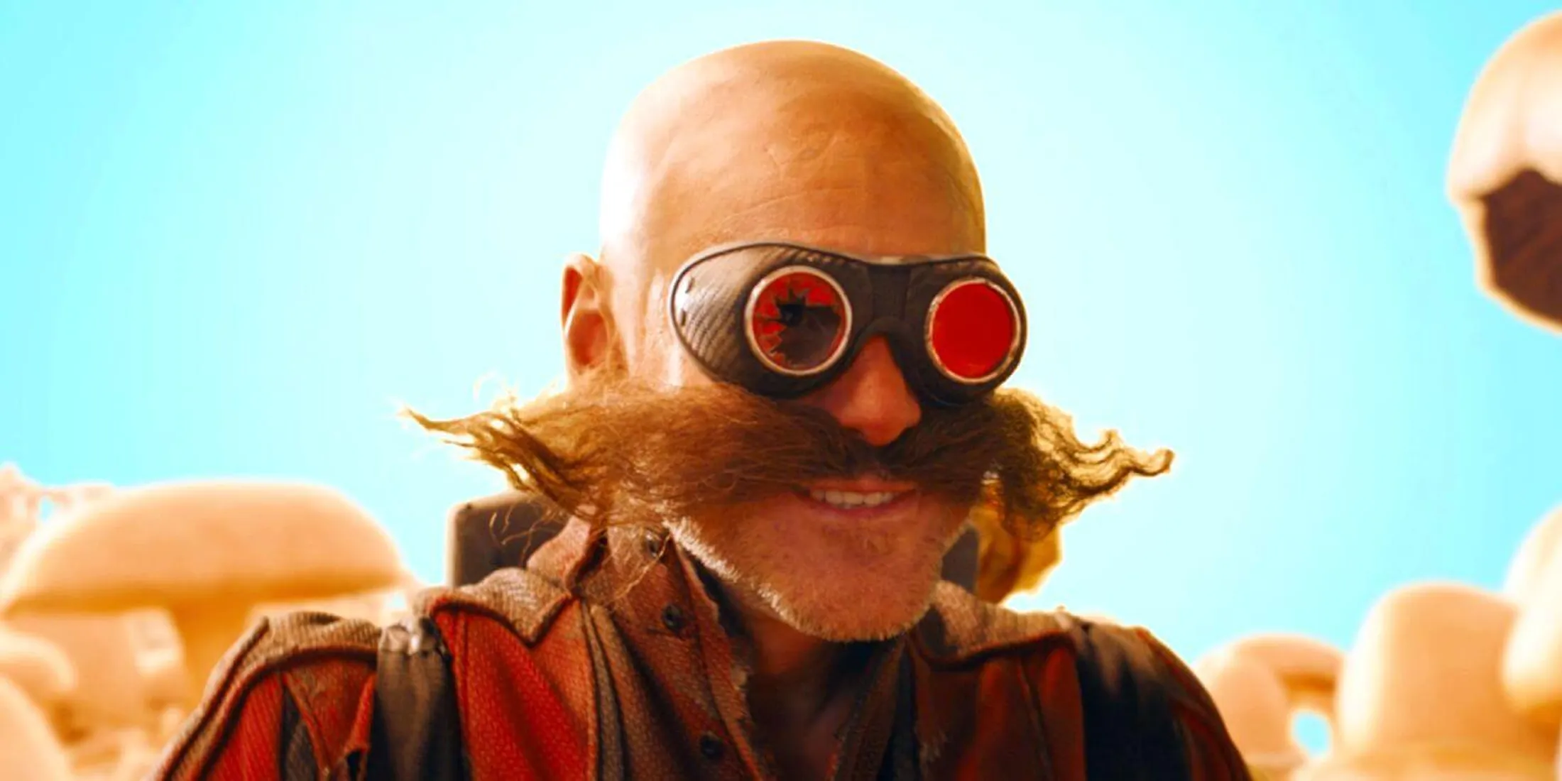 Jim Carrey como Dr. Robotnik em Sonic. Foto: Divulgação