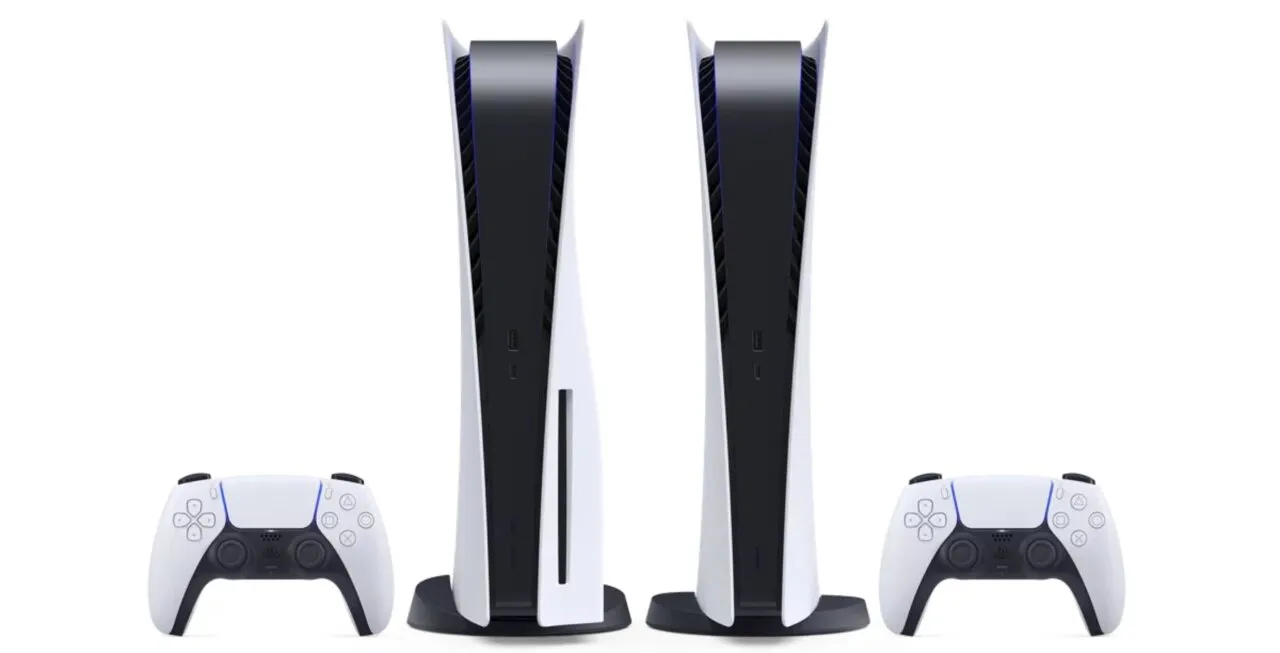 preço do ps5 no brasil Da esquerda para direita: controle PS5, console PS5, console PS5 e controle PS5
