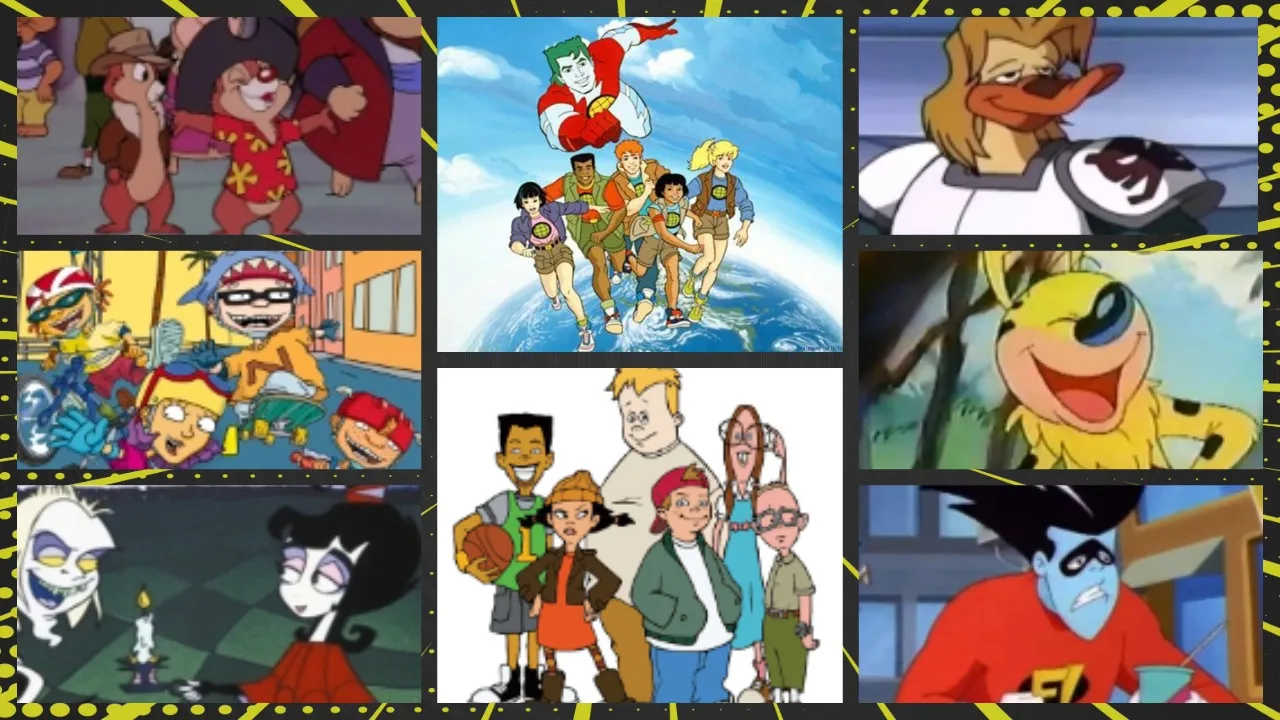 Desenhos dos anos 90 - Tente acertar o nome desses clássicos
