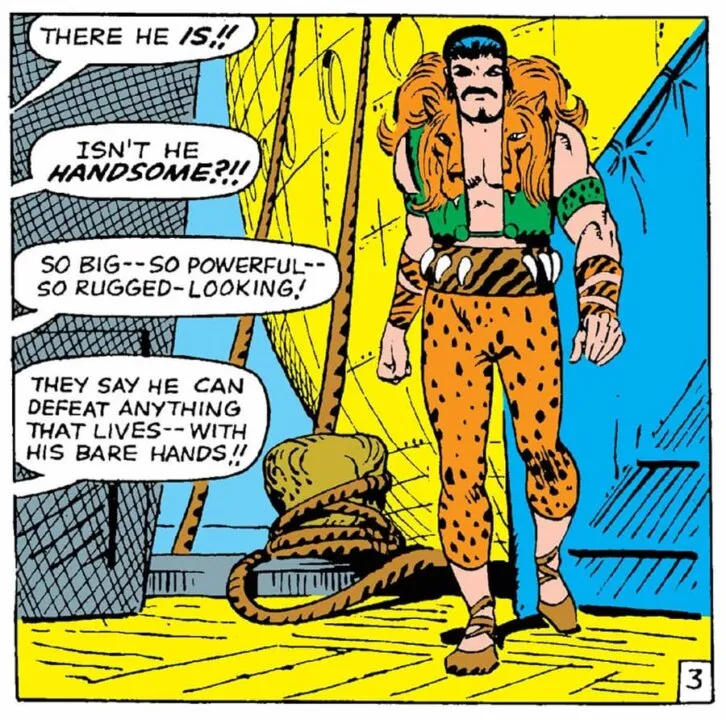 Primeira aparição de Kraven nas HQ's de Homem-Aranha